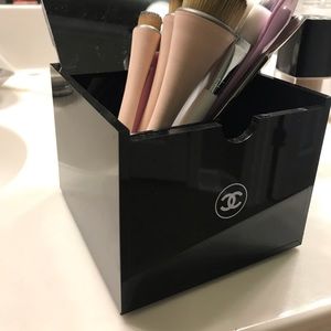 Chanel laminate storage box with lid NIB